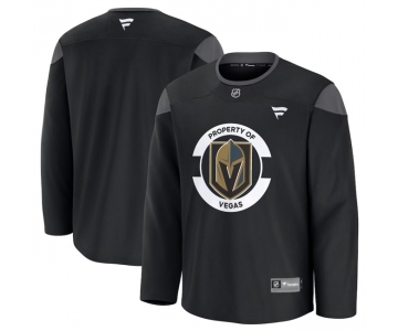 Men's Vegas Golden Knights Black 2024-25 Team Practice Stitched Hockey Jersey