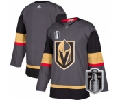 Men's Vegas Golden Knights Blank Gray 2023 Stanley Cup Final Stitched Jersey