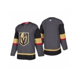 Men's Vegas Golden Knights Blank Steel Gray 2018 New Season Blank Jersey