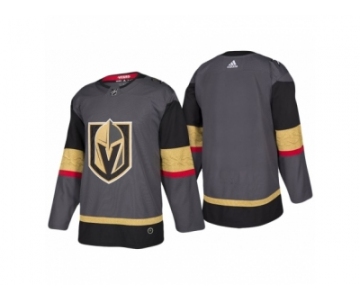 Men's Vegas Golden Knights Blank Steel Gray 2018 New Season Blank Jersey