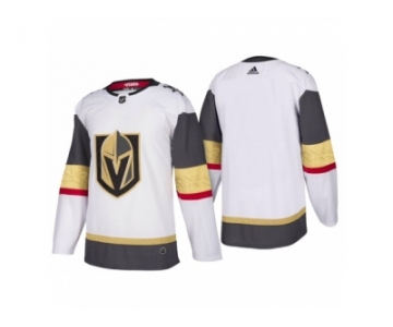 Men's Vegas Golden Knights Blank White 2018 New Season Blank Jersey