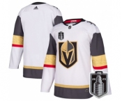 Men's Vegas Golden Knights Blank White 2023 Stanley Cup Final Stitched Jersey