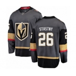 Vegas Golden Knights #26 Paul Stastny Authentic Black Home Fanatics Branded Breakaway NHL Jersey