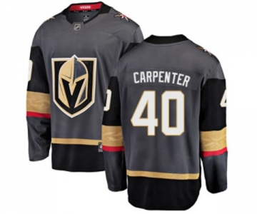 Vegas Golden Knights #40 Ryan Carpenter Authentic Black Home Fanatics Branded Breakaway NHL Jersey