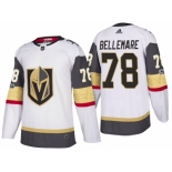 Vegas Golden Knights #78 Pierre-Edouard Bellemare White 2017-2018 Season Stitched NHL Jersey