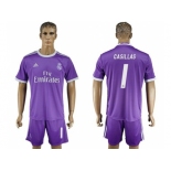 Real Madrid #1 Casillas Away Soccer Club Jersey1