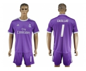 Real Madrid #1 Casillas Away Soccer Club Jersey1