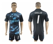 Real Madrid #1 Casillas Away Soccer Club Jersey