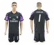 Real Madrid #1 Casillas Sec Away Soccer Club Jersey