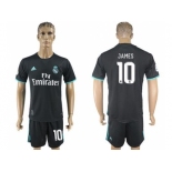 Real Madrid #10 James Away Soccer Club Jersey 1