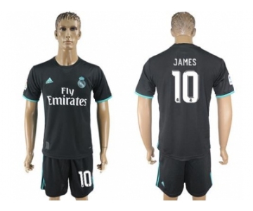 Real Madrid #10 James Away Soccer Club Jersey 1