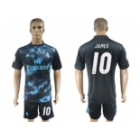 Real Madrid #10 James Away Soccer Club Jersey 4