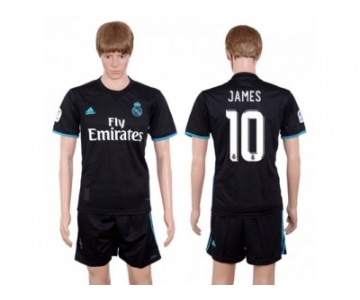 Real Madrid #10 James Away Soccer Club Jersey