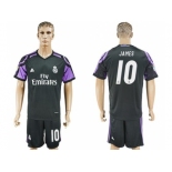 Real Madrid #10 James Sec Away Soccer Club Jersey