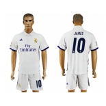 Real Madrid #10 James White Home Soccer Club Jersey3