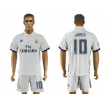 Real Madrid #10 James White Home Soccer Club Jersey4