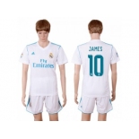 Real Madrid #10 James White Home Soccer Club Jersey