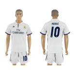 Real Madrid #10 Modric Home Soccer Club Jersey