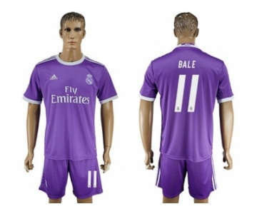 Real Madrid #11 Bale Away Soccer Club Jersey5