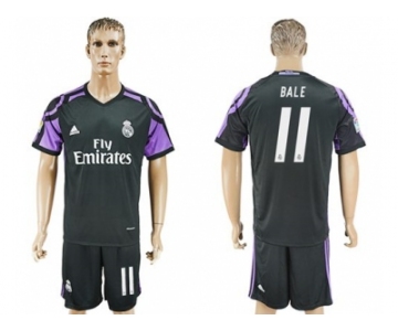 Real Madrid #11 Bale Sec Away Soccer Club Jersey