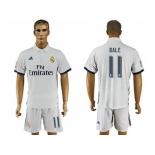 Real Madrid #11 Bale White Home Soccer Club Jersey4