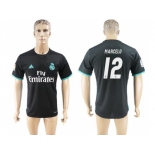 Real Madrid #12 Marcelo Away Soccer Club Jersey 3