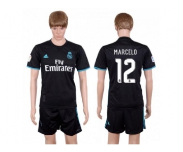 Real Madrid #12 Marcelo Away Soccer Club Jersey