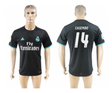 Real Madrid #14 Casemiro Away Soccer Club Jersey 3