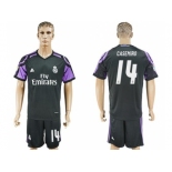 Real Madrid #14 Casemiro Sec Away Soccer Club Jersey