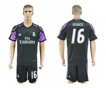 Real Madrid #16 Kovacic Sec Away Soccer Club Jersey