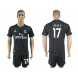 Real Madrid #17 Lucas V. Away Soccer Club Jersey 1