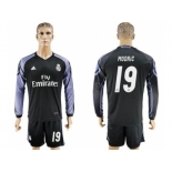 Real Madrid #19 Modric Sec Away Long Sleeves Soccer Club Jersey 1