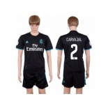 Real Madrid #2 Carvajal Away Soccer Club Jersey