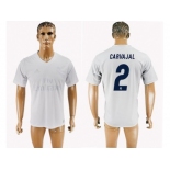 Real Madrid #2 Carvajal Marine Environmental Protection Home Soccer Club Jersey 1