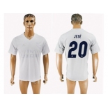 Real Madrid #20 Jese Marine Environmental Protection Home Soccer Club Jersey 1