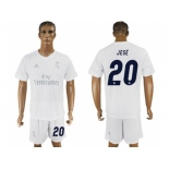 Real Madrid #20 Jese Marine Environmental Protection Home Soccer Club Jersey