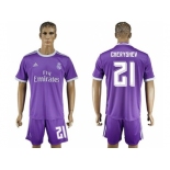 Real Madrid #21 Cheryshev Away Soccer Club Jerse