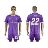 Real Madrid #22 Isco Away Soccer Club Jersey 5