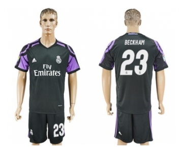 Real Madrid #23 Beckham Sec Away Soccer Club Jersey