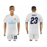 Real Madrid #23 Danilo White Home Soccer Club Jersey 2