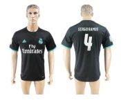 Real Madrid #4 Sergio Ramos Away Soccer Club Jersey 2