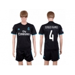 Real Madrid #4 Sergio Ramos Away Soccer Club Jersey