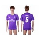 Real Madrid #5 Varane Away Soccer Club Jersey4