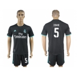 Real Madrid #5 Zidane Away Soccer Club Jersey 1