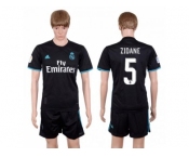 Real Madrid #5 Zidane Away Soccer Club Jersey