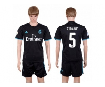 Real Madrid #5 Zidane Away Soccer Club Jersey