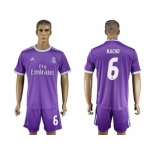 Real Madrid #6 Nacho Away Soccer Club Jersey 4