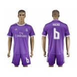 Real Madrid #6 Nacho Away Soccer Club Jersey5