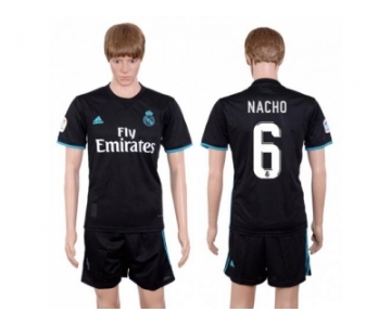 Real Madrid #6 Nacho Away Soccer Club Jersey