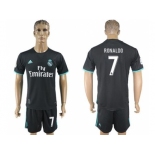 Real Madrid #7 Ronaldo Away Soccer Club Jersey 1